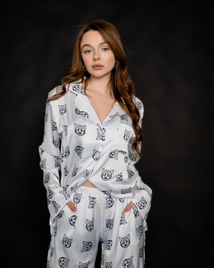 Пижама шелк на пуговицах - фабрика трикотажа