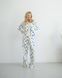 Пижама женская сердечки шелк - комсомольский трикотаж