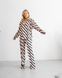 Пижама женская полоска шелк - комсомольский трикотаж