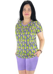 Комплект футболка з шортами авокадо - трикотаж Комсомольськ